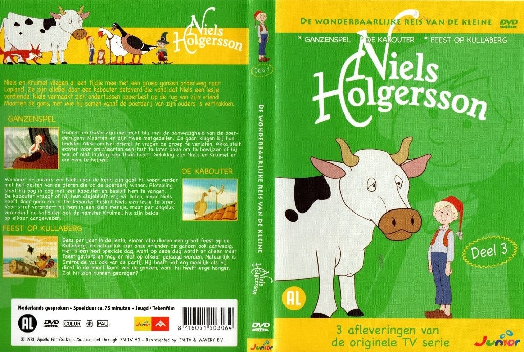 Niels Holgersson, deel 3, Alle leeftijden, Ophalen of Verzenden, Zo goed als nieuw