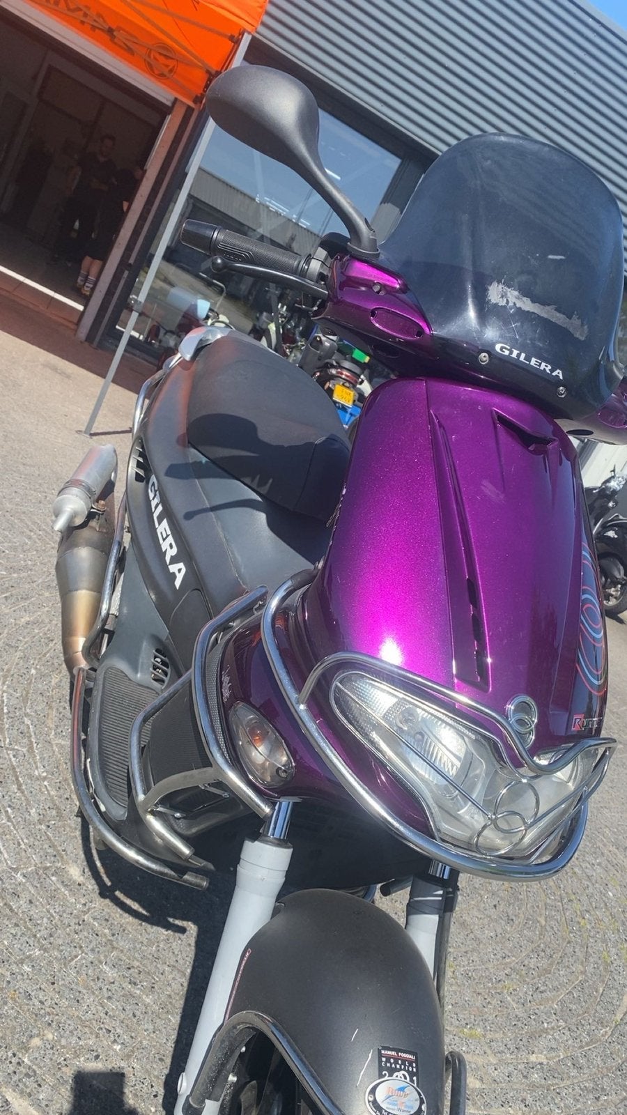 Gilera Runner Scooter - Unieke Paarse Custom Spuitwerk, Ophalen, Gebruikt, Overige typen, Overige merken