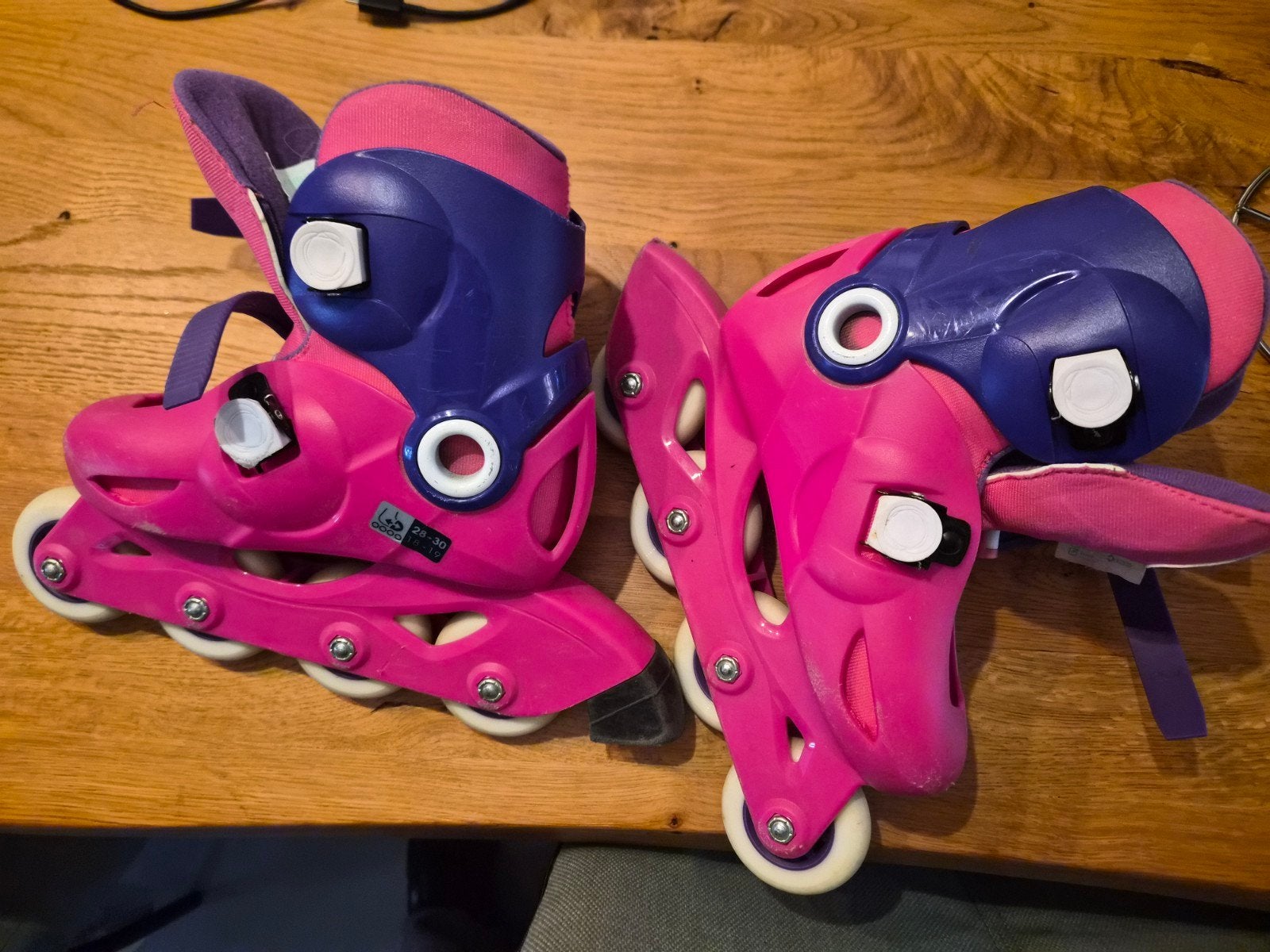 Oxelo Play 3 Inline Skates voor Kinderen - Roze/Paars, Kinderen, Inline skates 4 wielen, Ophalen, Overige merken