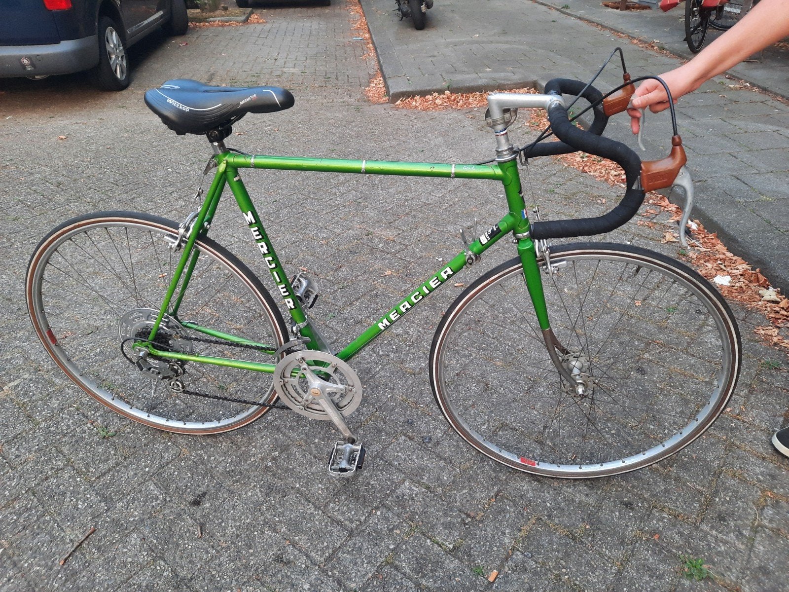 Mercier vintage racefiets, Fietsen en Brommers, Gebruikt, Staal, 53 tot 57 cm, Ophalen