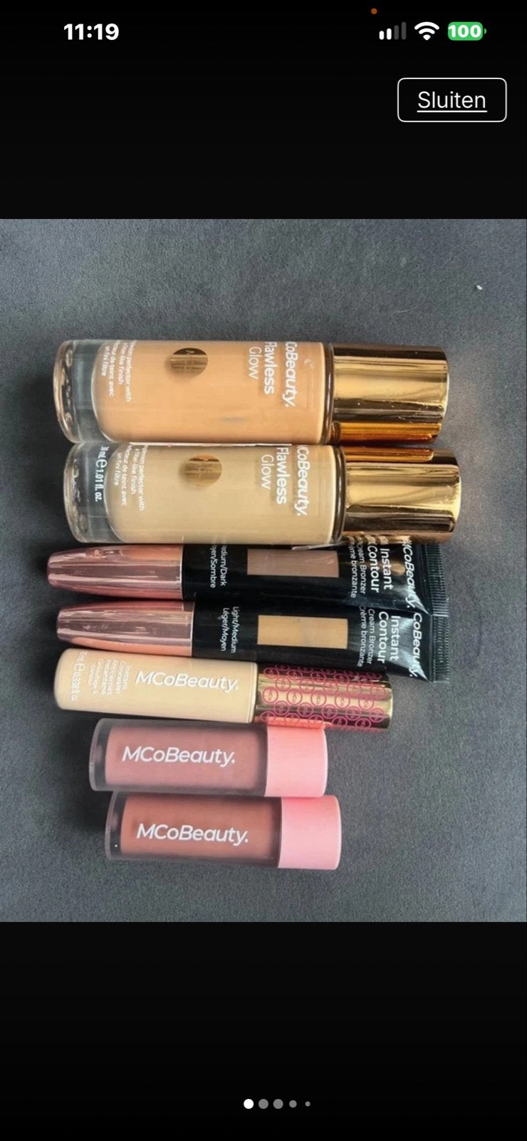 7 stuks MCO Beauty make-up set- nieuw, Overige kleuren, Zo goed als nieuw, Make-up, Verzenden