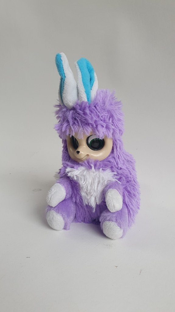 Bush Baby World knuffel paars. Bewegende ogen en oren. 7B14, Kinderen en Baby's, Tweedehands verkoop, Tweedehands verkoop, Gebruikt