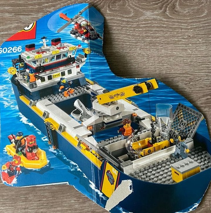 LEGO City 60266 Oceaan Onderzoeksschip - Compleet, City, Lego, Ophalen of Verzenden, Zo goed als nieuw