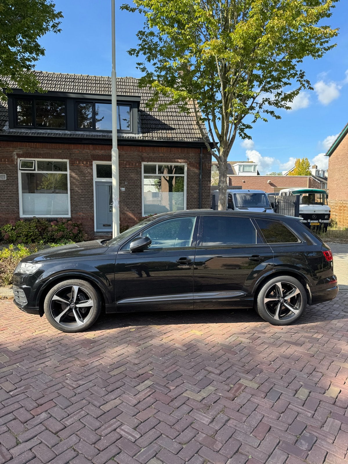 Audi Q7 3.0 TDI 200KW Quattro Tiptronic 2016 Motorschade, Auto's, Automaat, 241 €/maand, Zwart, 272 pk