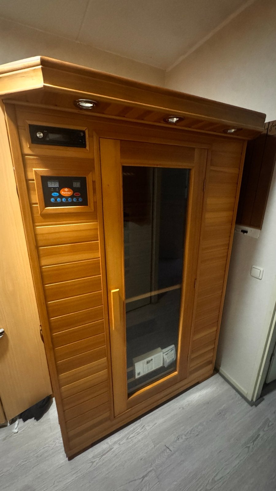 Fonteyn Spas Infrarood Sauna - Compact en Compleet, Ophalen, Gebruikt, Infrarood, Complete sauna