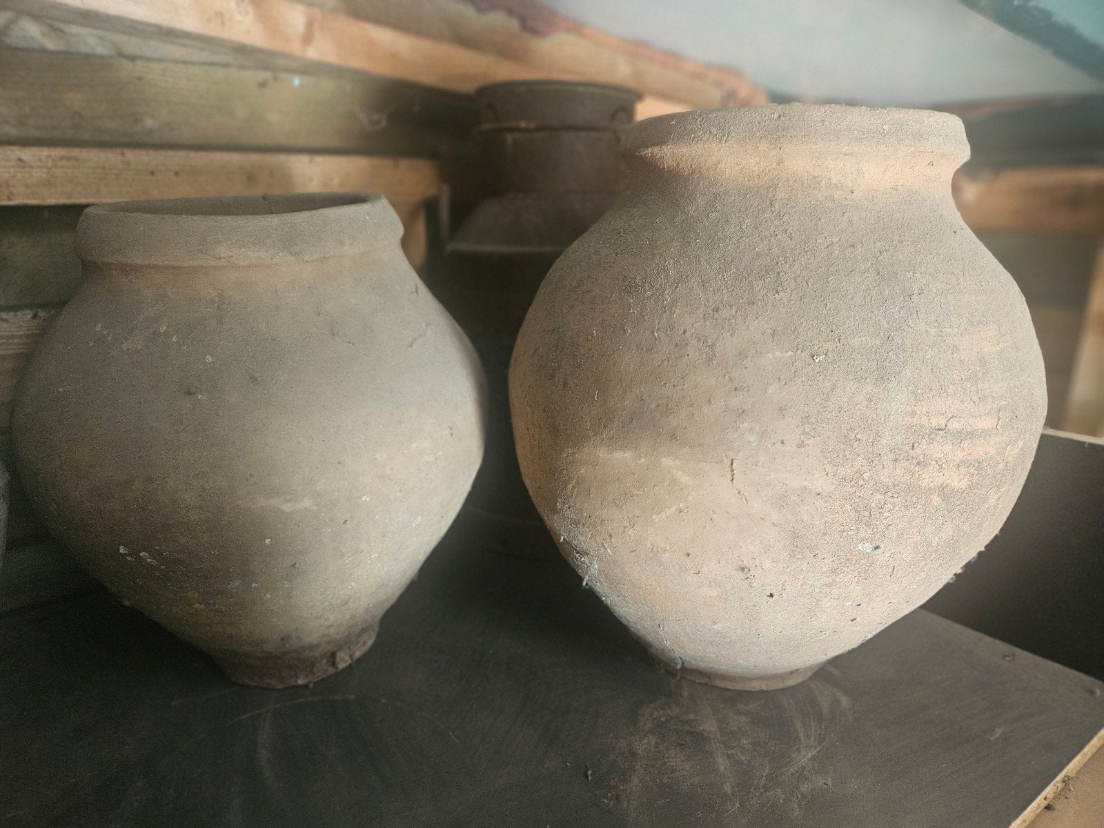 Antieke Terracotta Potten - Decoratieve Blikvangers, Ophalen