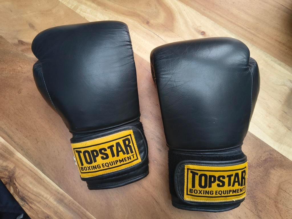 Leren bokshandschoenen maat 14 oz - Topstar, Ophalen of Verzenden, Gebruikt, Bokshandschoenen