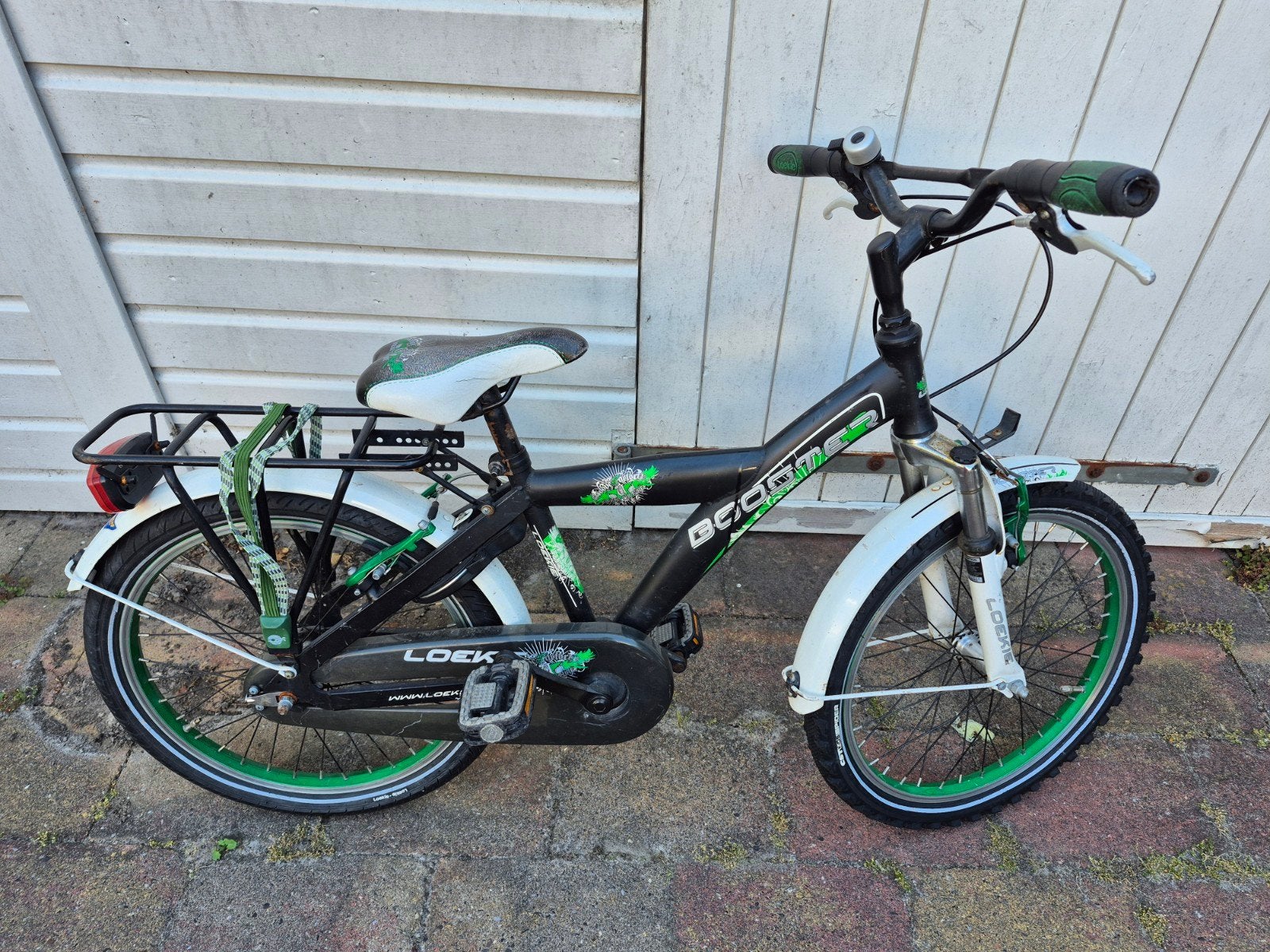 Loekie Booster kinderfiets 20 inch, Ophalen, Gebruikt, Loekie, Terugtraprem