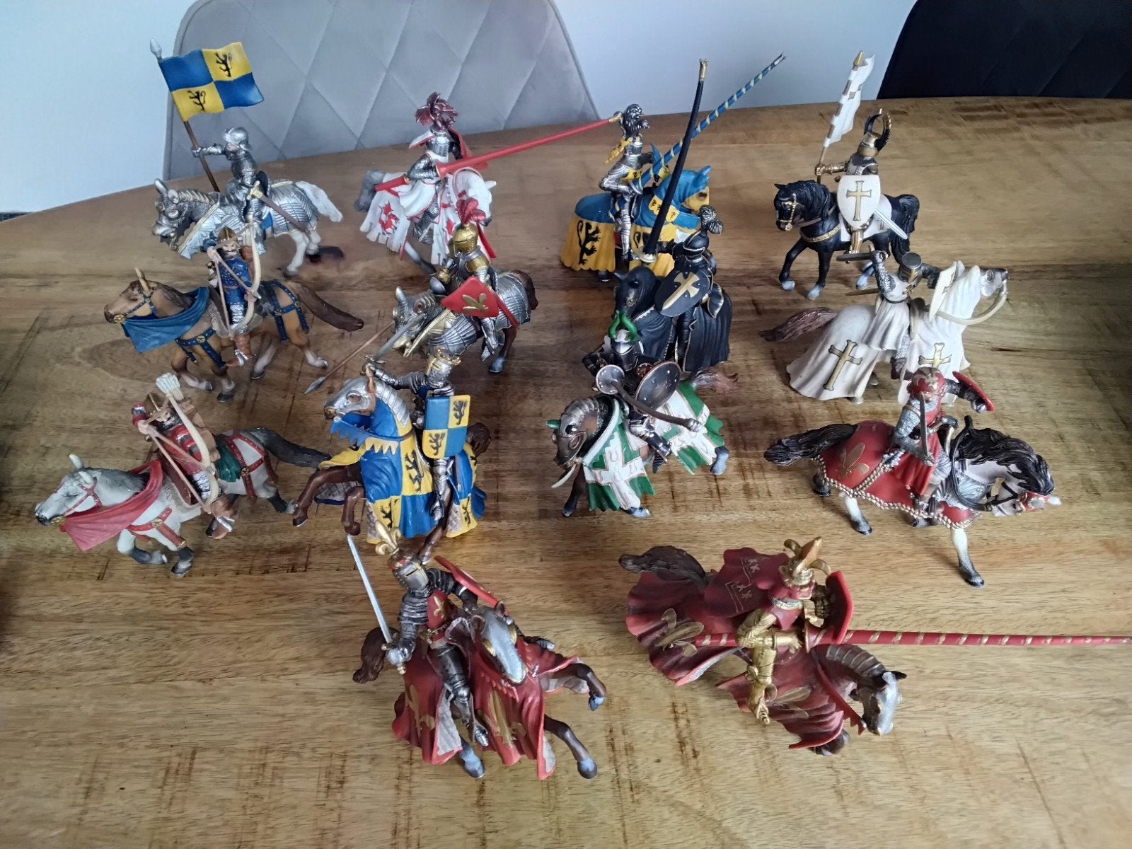 Schleich Ridders te paard., Verzamelen, Ophalen of Verzenden, Zo goed als nieuw