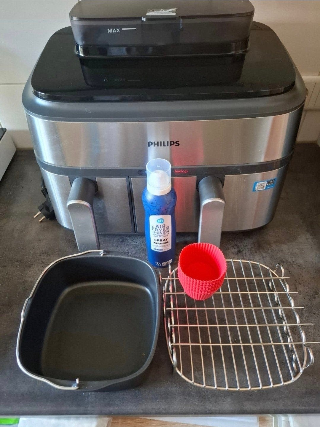 Philips 5000 series airfryer xl. inc accessoires t.w.v. 55€, Ophalen, Zo goed als nieuw, Airfryer XL
