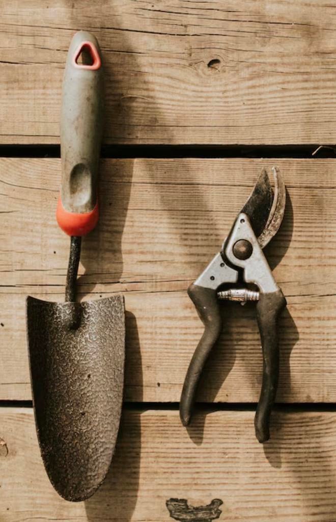 Tuingereedschsp  en onkruidverdelger, Ophalen, Gebruikt, Spade