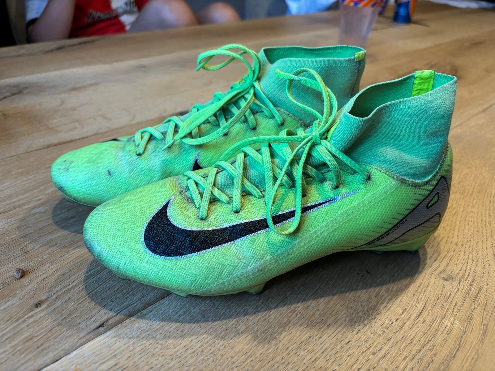 Nike Mercurial Voetbalschoenen - Neon Groen, Ophalen of Verzenden, Gebruikt, Schoenen