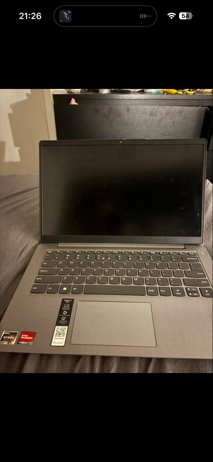 Lenovo Laptop met AMD Ryzen 3, 4GB RAM, 128GB SSD, Computers en Software, Windows Laptops, Ophalen, Gebruikt, Met videokaart, Qwerty