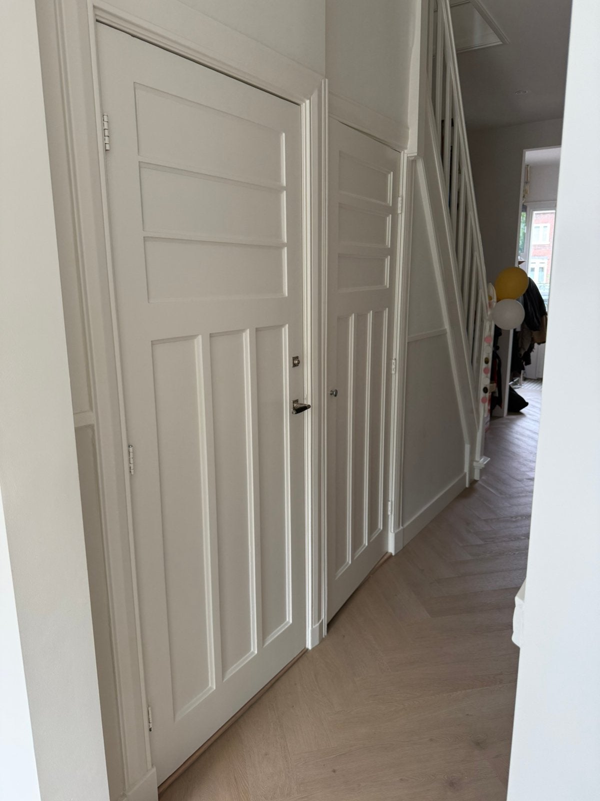 Klassiek hard houten binnendeur, Doe-het-zelf en Verbouw, Deuren en Horren, Ophalen, Gebruikt, 80 tot 100 cm, Binnendeur