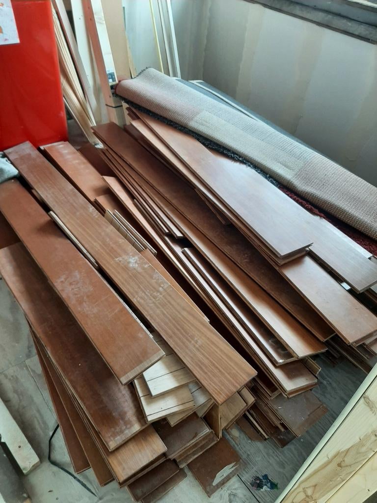 Hard houtenvloer, Doe-het-zelf en Verbouw, Hout en Planken, Ophalen, Minder dan 25 mm, Plank, Minder dan 200 cm