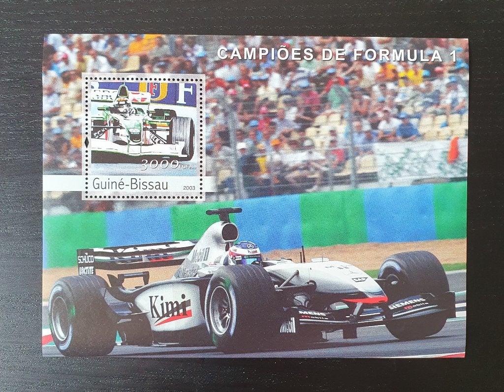 Guinee-Bissau 2003 Formule 1 Sport Michel blok 402 postfris, Postzegels en Munten, Verzenden, Postfris, Sport