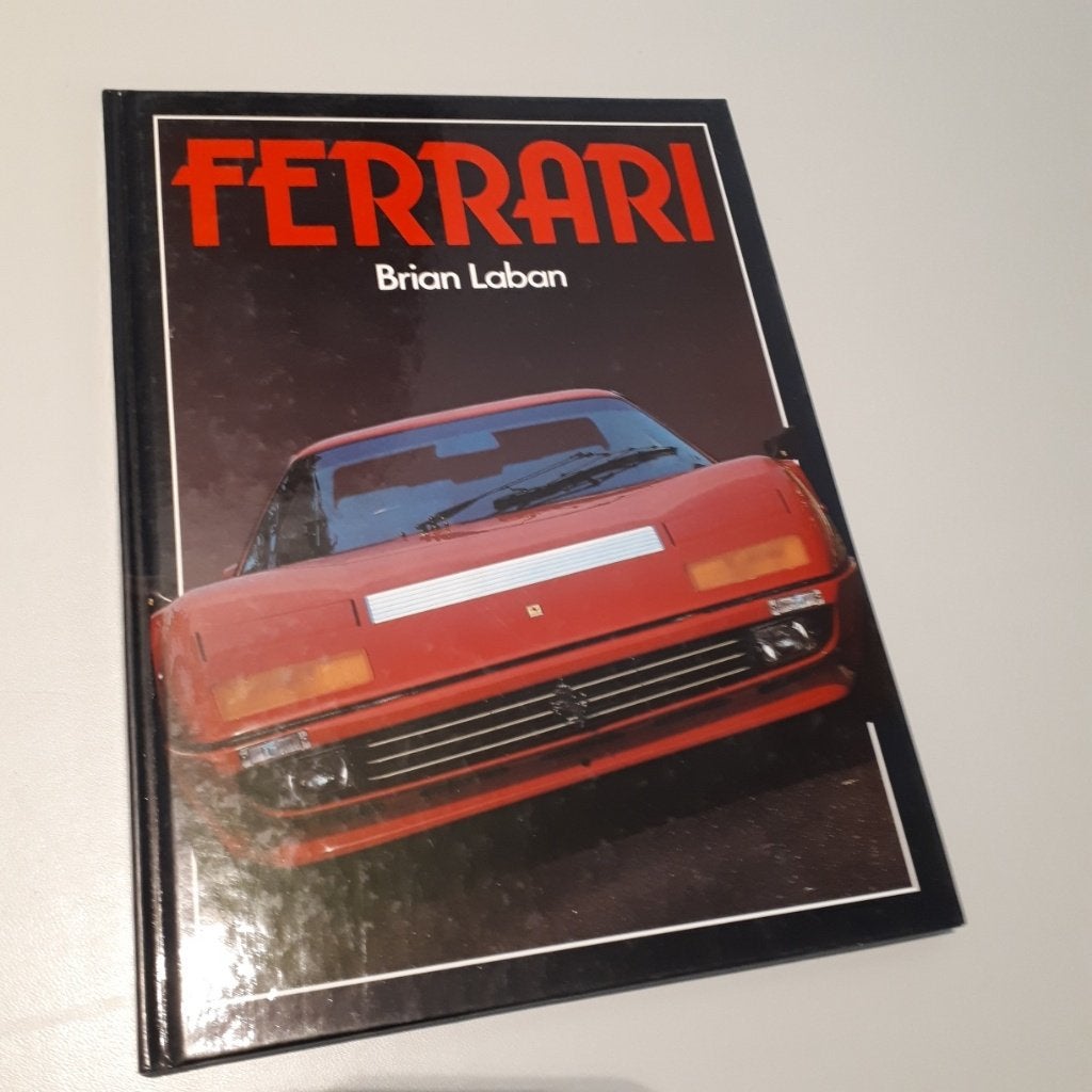 AUTOBOEK FERRARI van BRIAN LABAN uit 1984, Brian Laban, Ophalen of Verzenden, Zo goed als nieuw, Ferrari