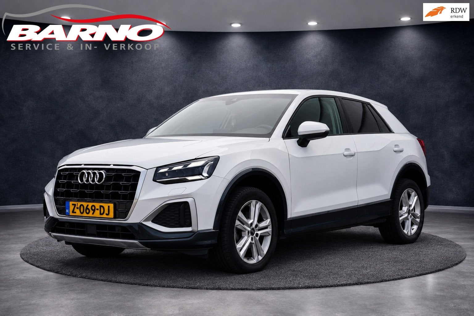 Audi Q2 35 TFSI S-Tronic MATRIX|CAMERA|KEYLESS, 4 cilinders, 150 pk, Leder en Stof, Wit