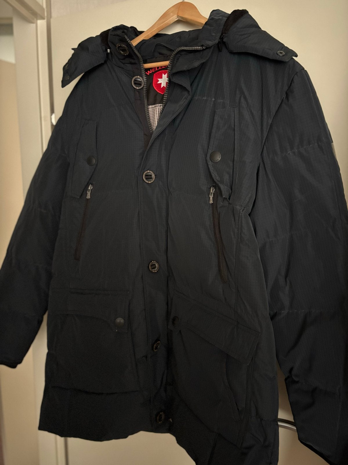 Wellensteyn Winterjas Heren - Zwart - Maatxxxl, Ophalen, Zo goed als nieuw, Overige maten, Zwart
