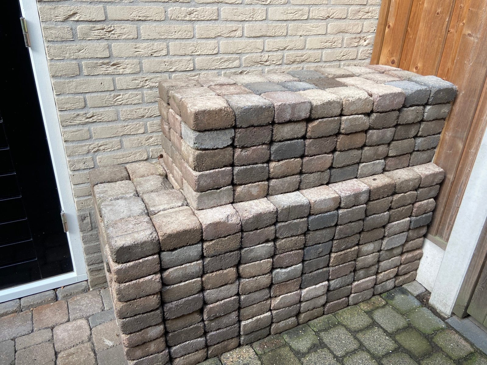 Oude bestrating ( koppelstones), Ophalen, Gebruikt, Overige typen, 5 tot 10 m²