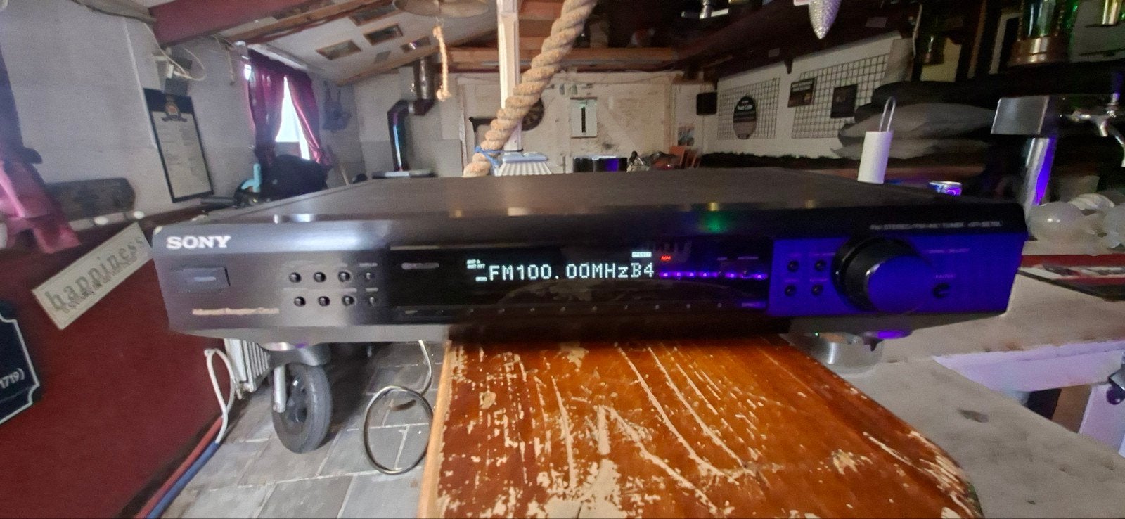 Sony ST-SE700 FM Stereo/FM-AM Tuner - Uitstekende Staat, Ophalen of Verzenden, Zo goed als nieuw, Analoog
