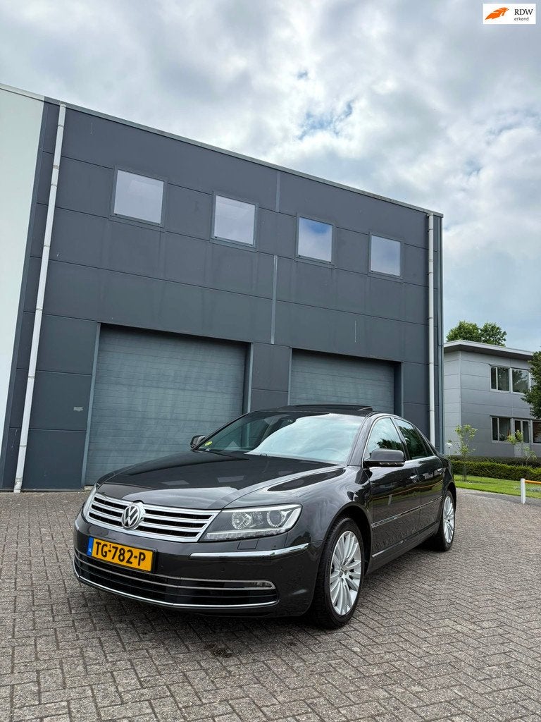 Volkswagen Phaeton 3.0 TDI 5p Automaat 2014 Schuifdak, Auto's, Volkswagen, Automaat, Euro 5, Gebruikt, Zwart