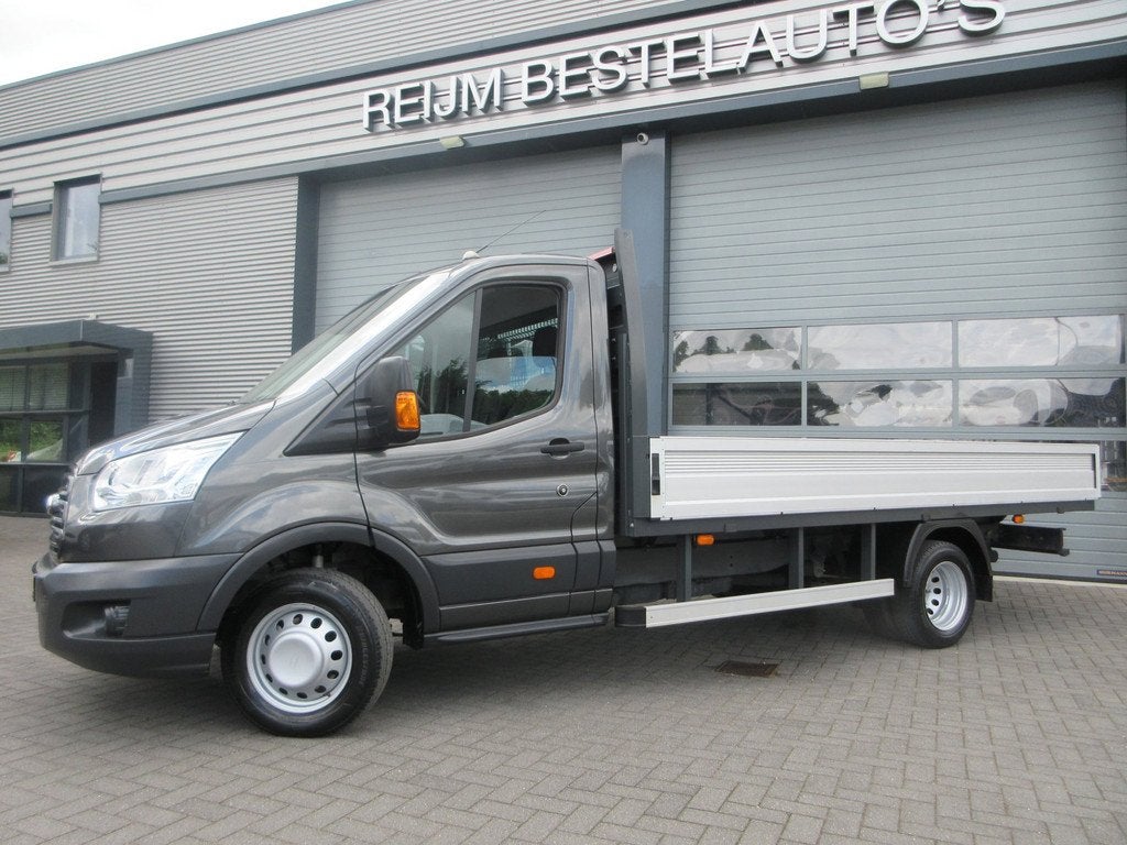 Ford Transit 350 2.0 TDCI Euro6, L4, Airco, Open Laadbak, Pi, Auto's, 4 cilinders, Bedrijf, Ford, 131 pk