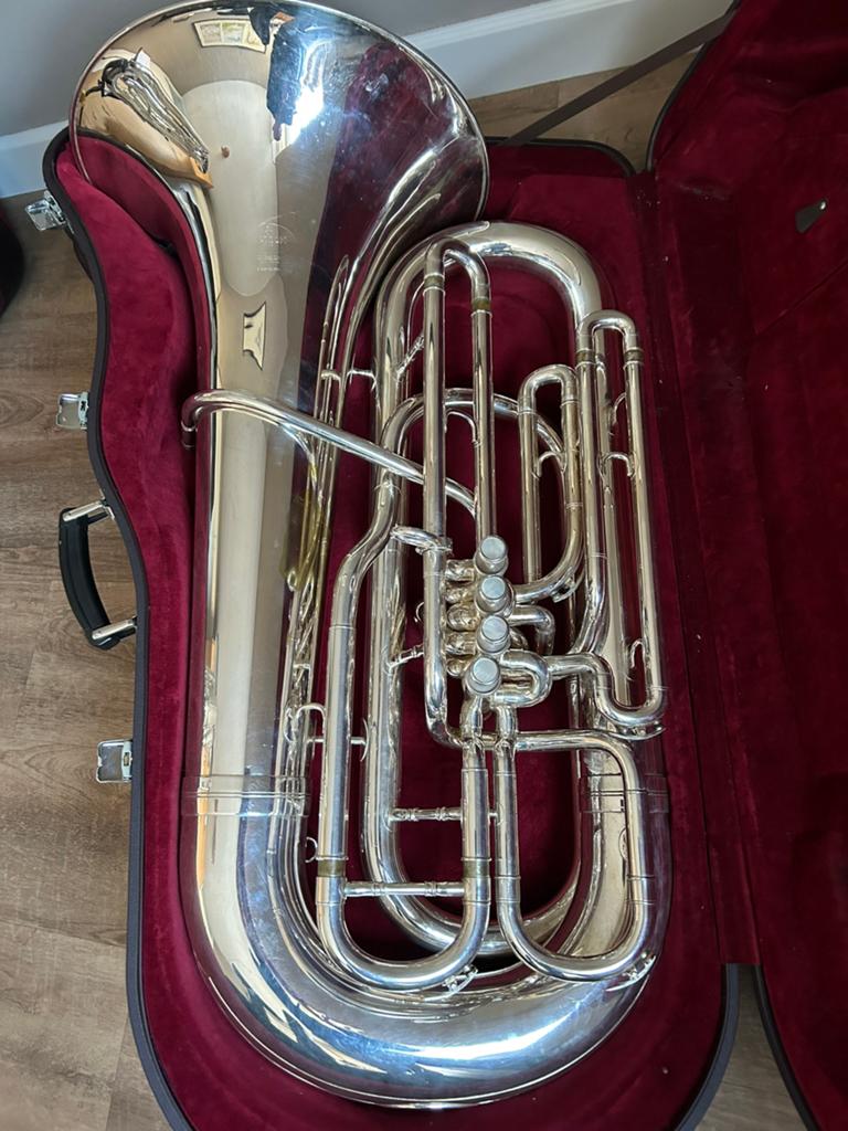 BESSON SOVEREIGN BBb Bastuba, Muziek en Instrumenten, Ophalen, Gebruikt, Bes-tuba
