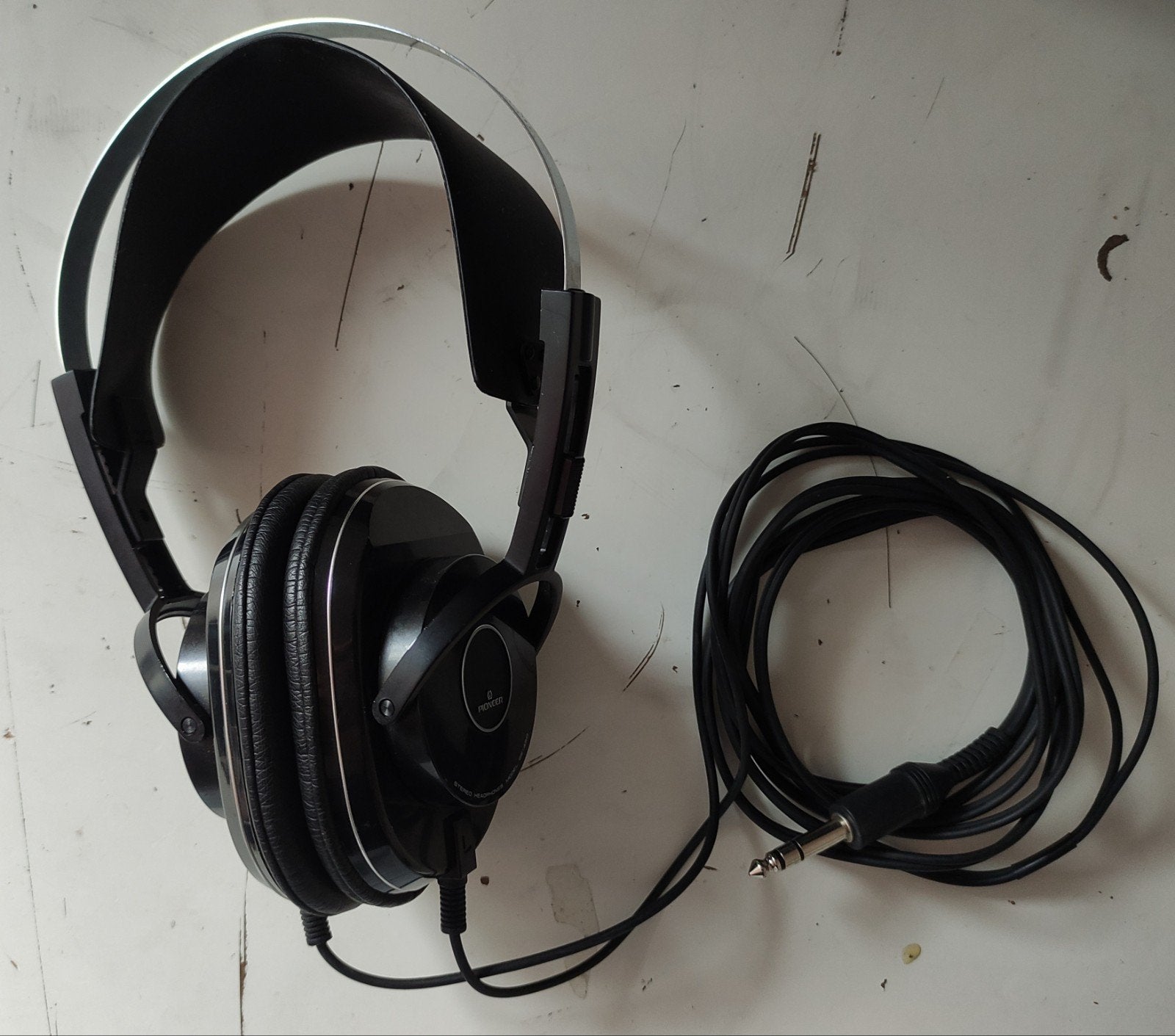 Pioneer SE-450 Stereo Hoofdtelefoon - Vintage Over-ear, Audio, Tv en Foto, Overige merken, Ophalen of Verzenden, Over-ear, Zwart