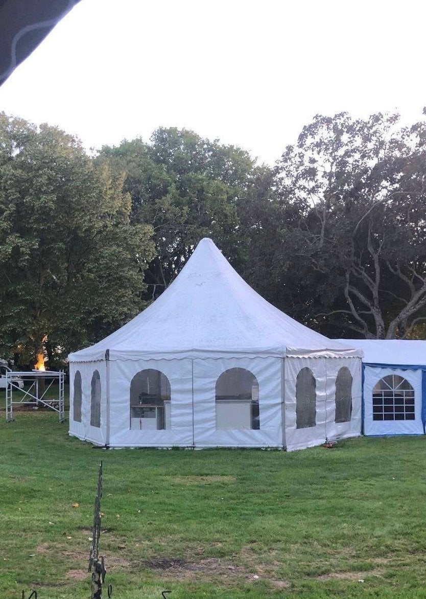 4x Pagodetent - Ideaal voor evenementen en feesten, Ophalen, Gebruikt, Opvouwbaar, 2 meter of meer