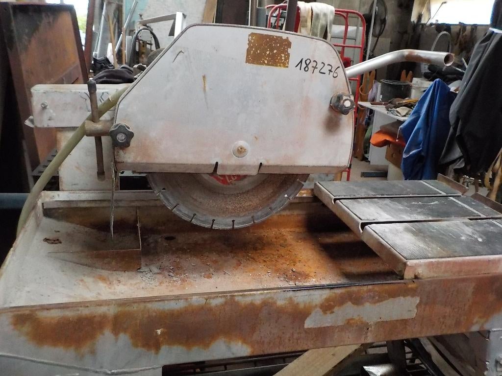 Steen / Tegel Zaagmachine, Doe-het-zelf en Verbouw, Gereedschap | Zaagmachines, Gebruikt, Onbekend, 70 mm of meer, Overige typen