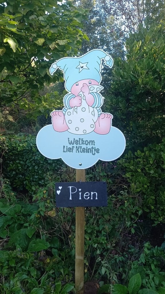 geboorteborden met geschreven naam van de baby, Ophalen, Zo goed als nieuw, Geboorte of Huwelijk