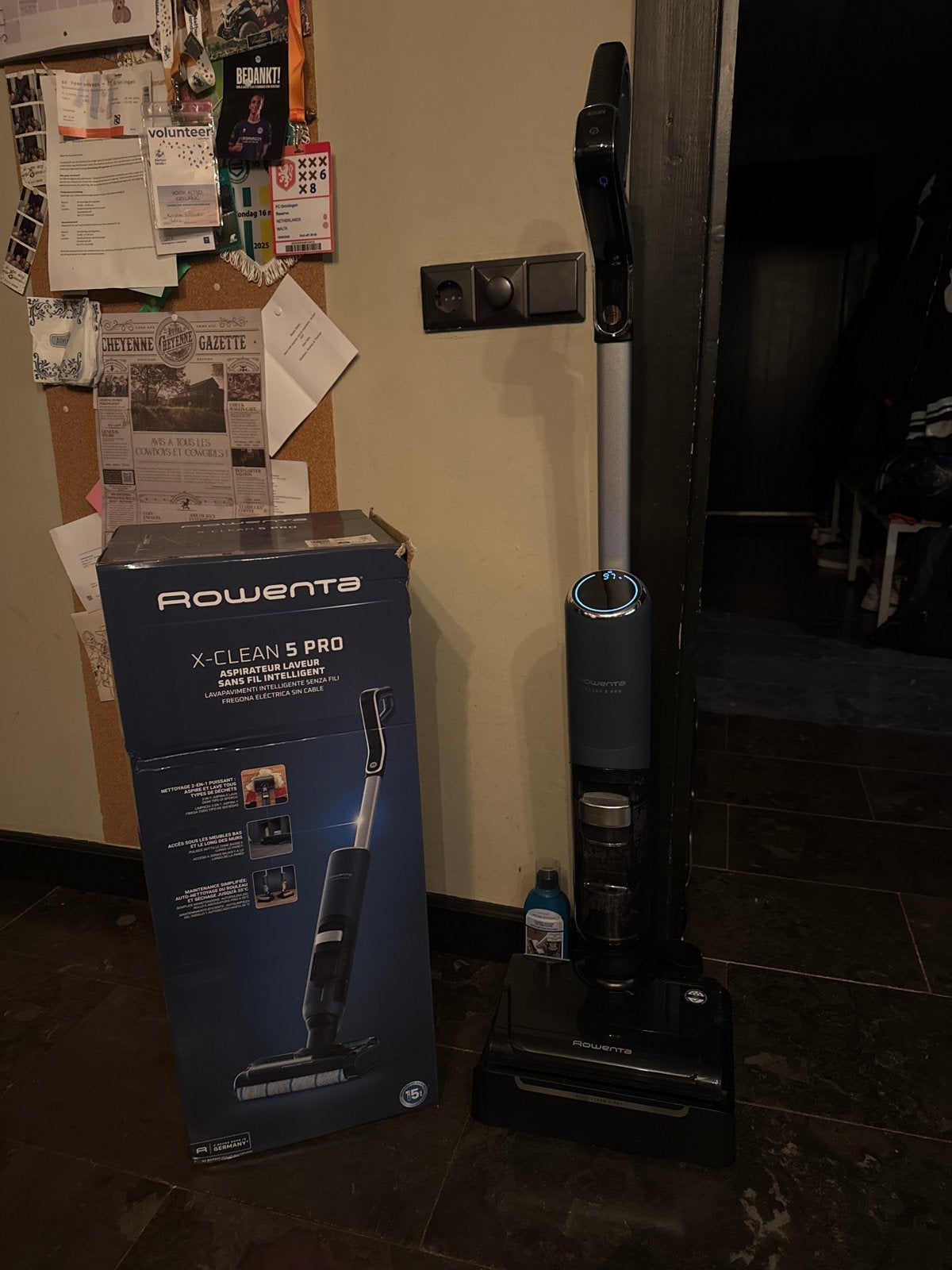 Rowenta X-Clean 5 Pro - Draadloze 2-in-1 Stofzuiger & Dweil, Draadloos, Zo goed als nieuw, Reservoir, Ophalen