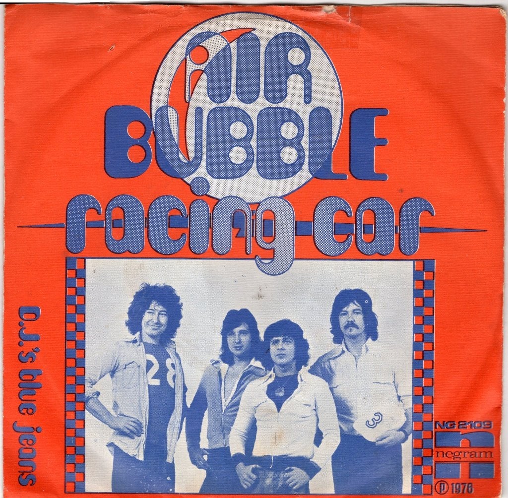 AIR BUBBLE  -  Racing car, Gebruikt, 7 inch, Pop, Fotohoes