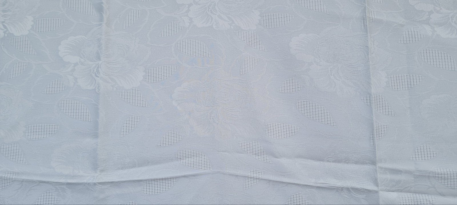 ecru damast tafelkleed, Antiek en Kunst, Ophalen of Verzenden