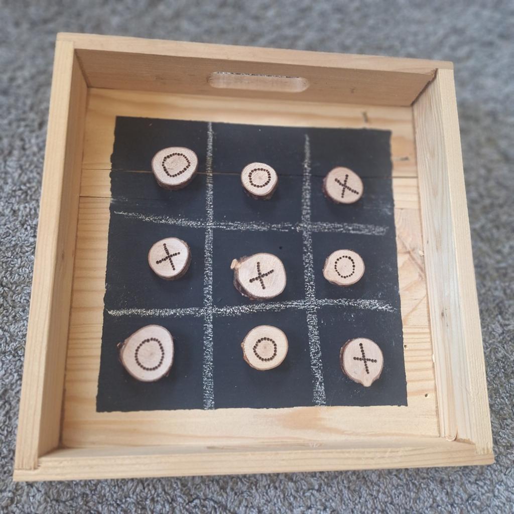 Handgemaakt Kruisje Bolletje Spel, Een of twee spelers, Ophalen of Verzenden, Zo goed als nieuw, Reisspel