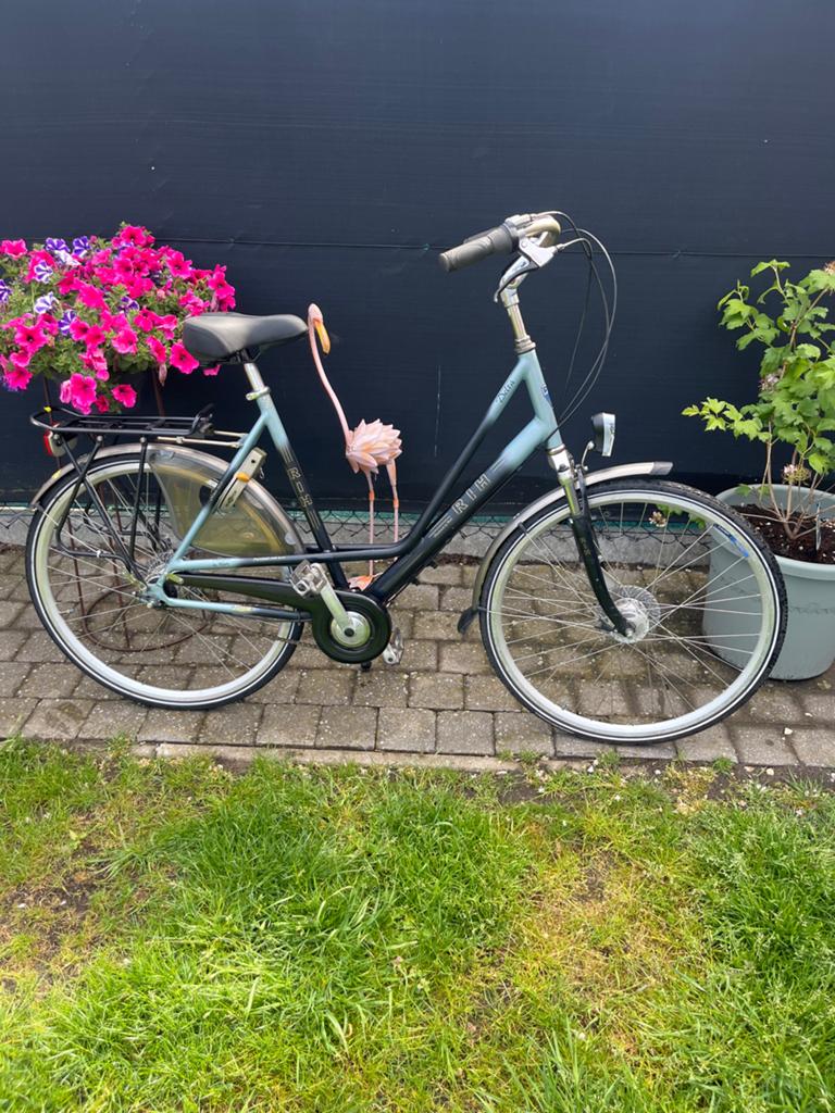 RIH Delta Damesfiets - 7 versnellingen, zgan antilekbanden, Fietsen en Brommers, Overige merken, Zo goed als nieuw, Trommelrem