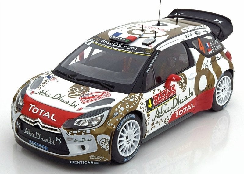 Citroen DS3 WRC Rally Monte Carlo 2015 Loeb/Elena Norev 1:18, Ophalen of Verzenden, Nieuw, Auto, Norev