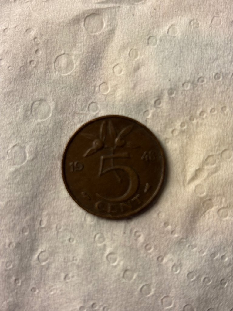 Munten 1948, Ophalen of Verzenden, Koningin Wilhelmina, 1 cent, Losse munt
