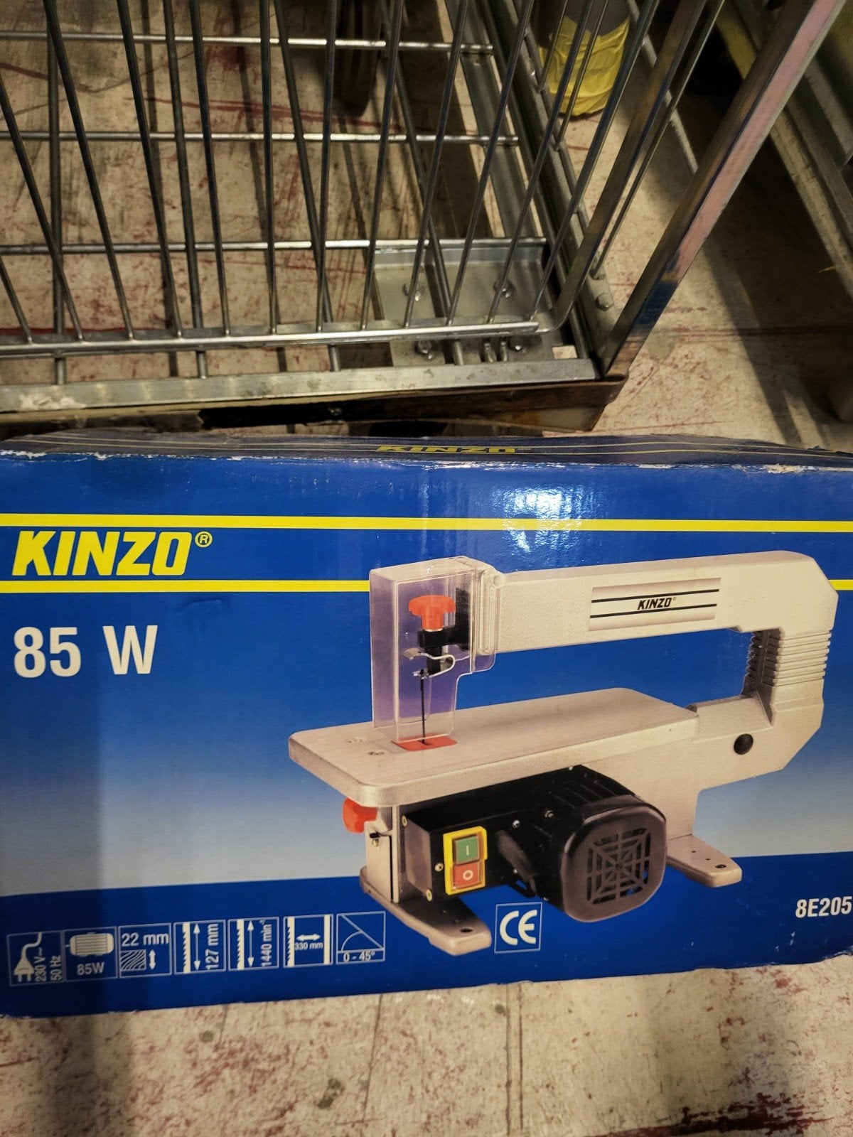Kinzo Figuurzaag 85W - Ideaal voor precisiewerk, Minder dan 30 mm, Kinzo, Ophalen of Verzenden, Zo goed als nieuw