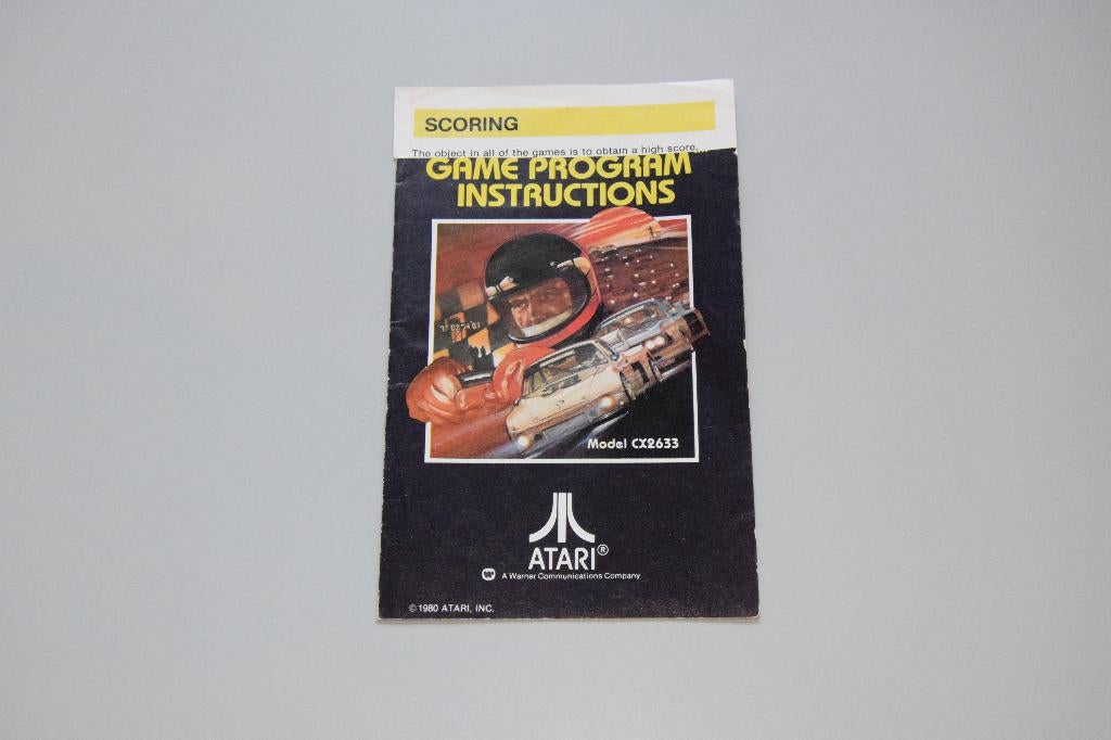 Atari 2600 : Night Driver (alleen Handleiding), Gebruikt, 1 speler, Racen en Vliegen, Ophalen of Verzenden