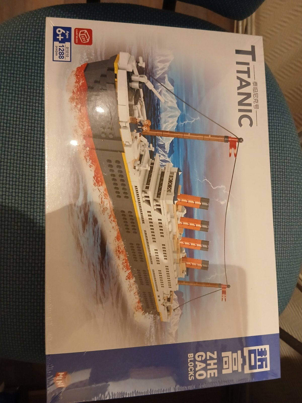 ZHE GAO Blocks Titanic Bouwset - 1288 Stukjes