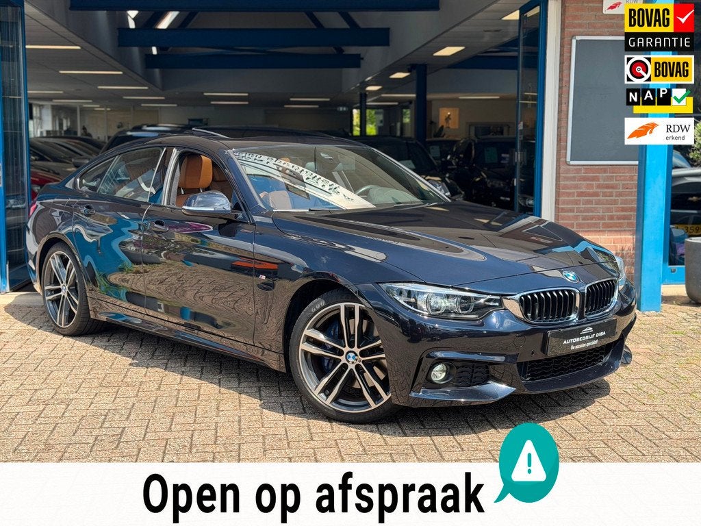 BMW 4-serie Gran Coupé 420i M-Pakket 2019 AUT NAVI DAK NAP!, Auto's, BMW, Automaat, 1998 cc, Achterwielaandrijving, Gebruikt