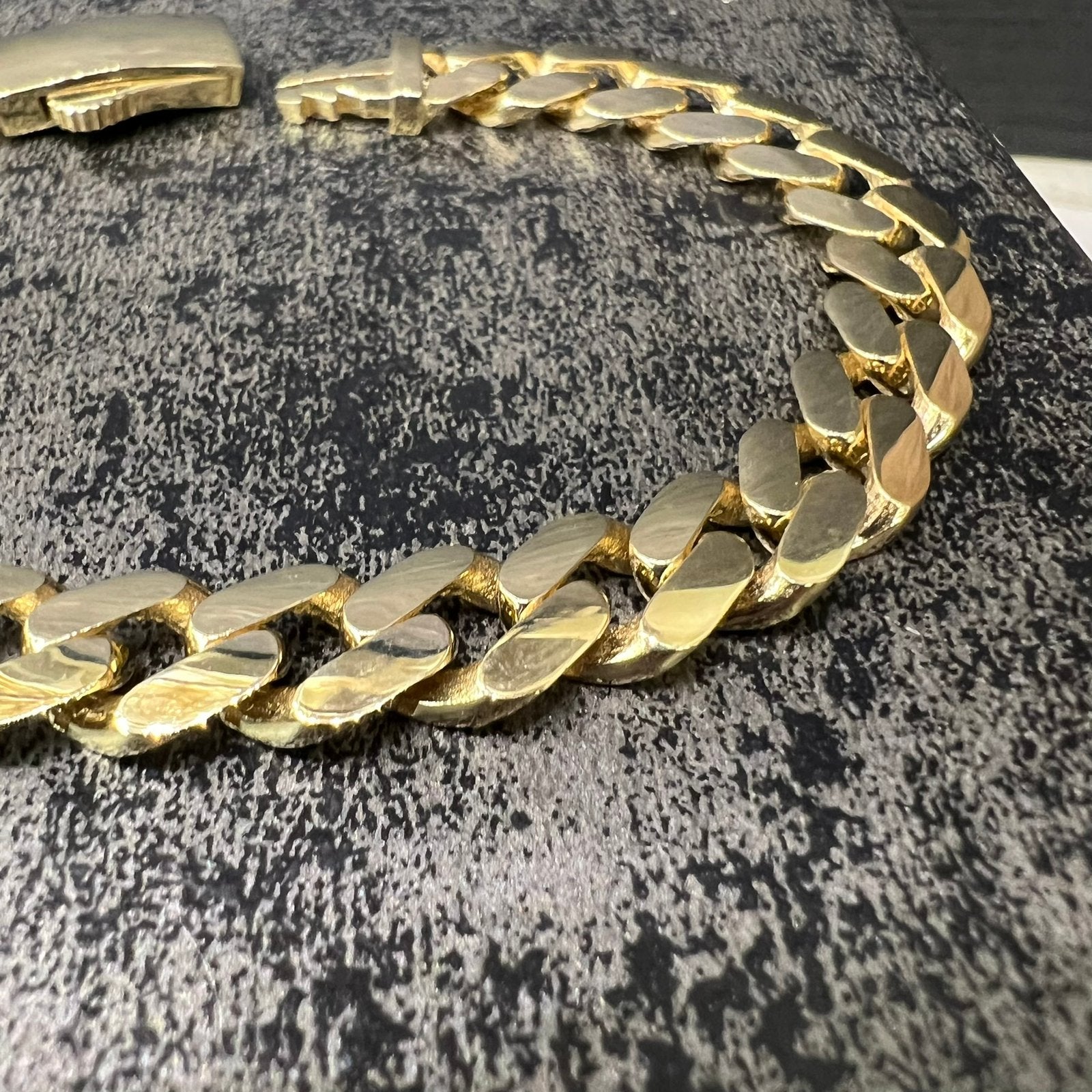 14k gouden armband cuban schakel gourmet, Ophalen of Verzenden, Nieuw, Goud