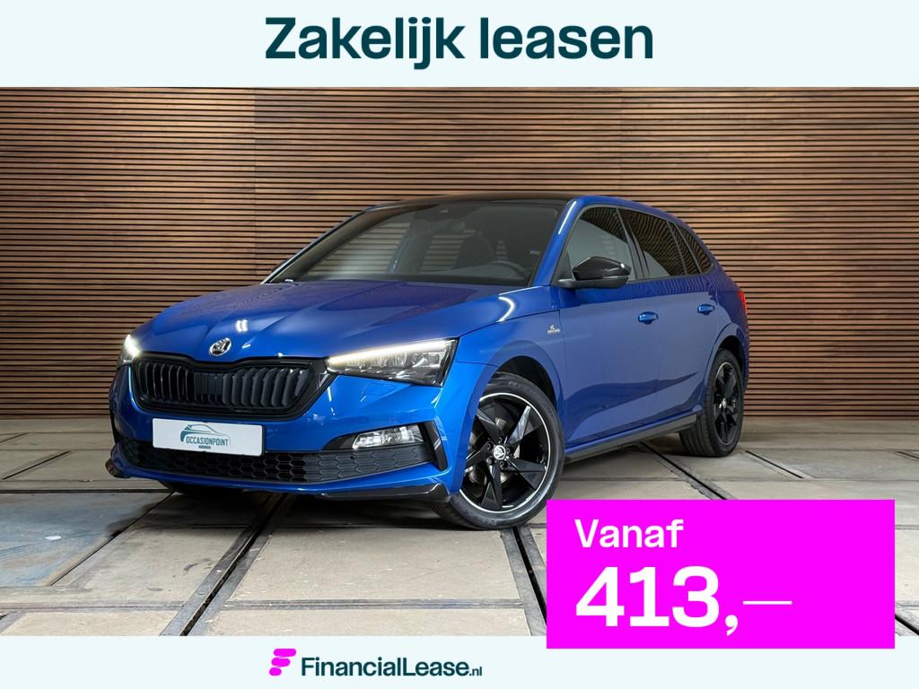 Skoda Scala 1.5 TSI Monte Carlo | Panorama | Winterpakket |, Auto's, Skoda, Bedrijf, Lease, Financial lease, Scala, ABS, Achteruitrijcamera
