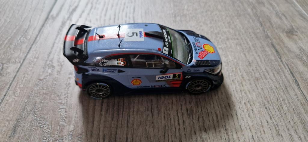 Hyundai i20 WRC 2017 Rally Auto Modelauto Schaal 1:43, Hobby en Vrije tijd, Modelauto's | 1:43, Ophalen of Verzenden, Nieuw, Auto