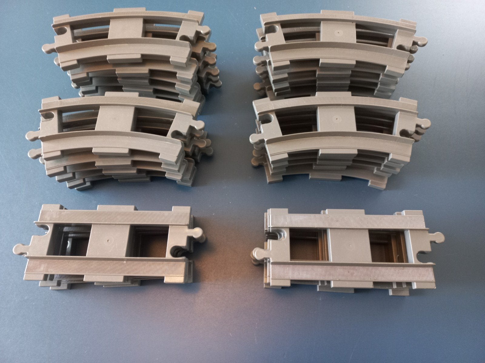 30 rails voor de duplo trein, Ophalen, Gebruikt, Duplo