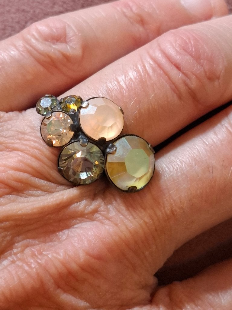 Prachtige verstelbare ring KONPLOTT, Sieraden, Tassen en Uiterlijk, Oorbellen, Ophalen of Verzenden, Zo goed als nieuw, Overige kleuren