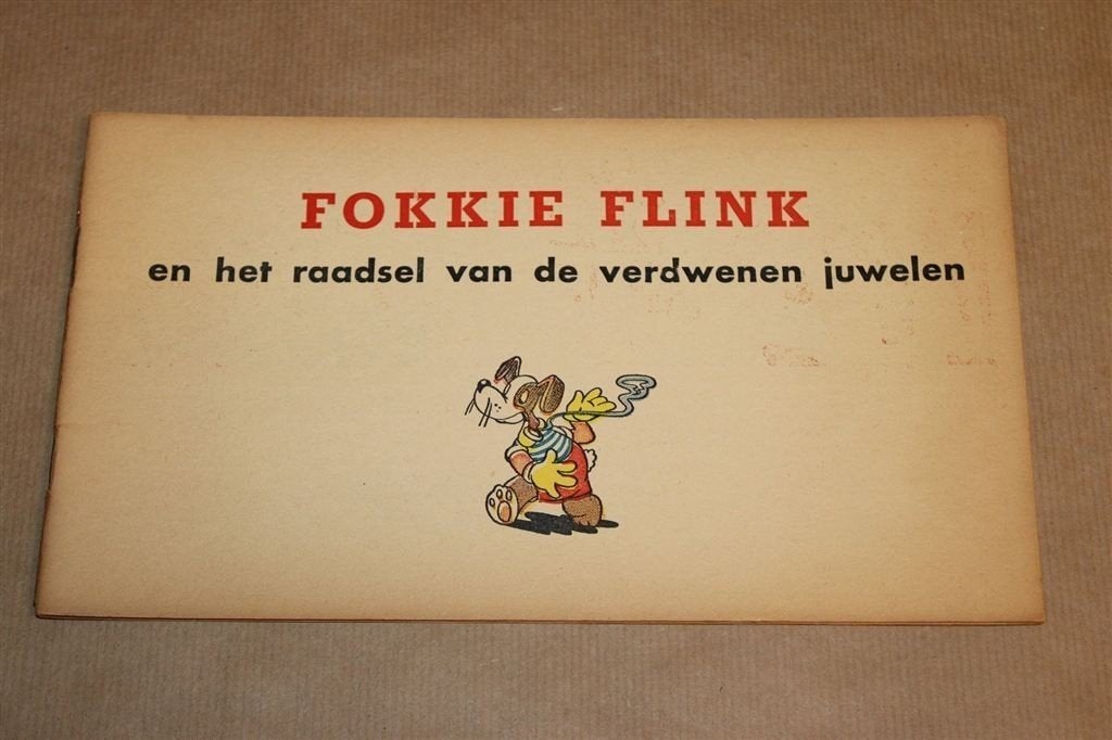 Fokkie Flink — Beeldverhaal Verdwenen Juwelen 1945, Boeken, Eén stripboek, Ophalen of Verzenden, Gelezen