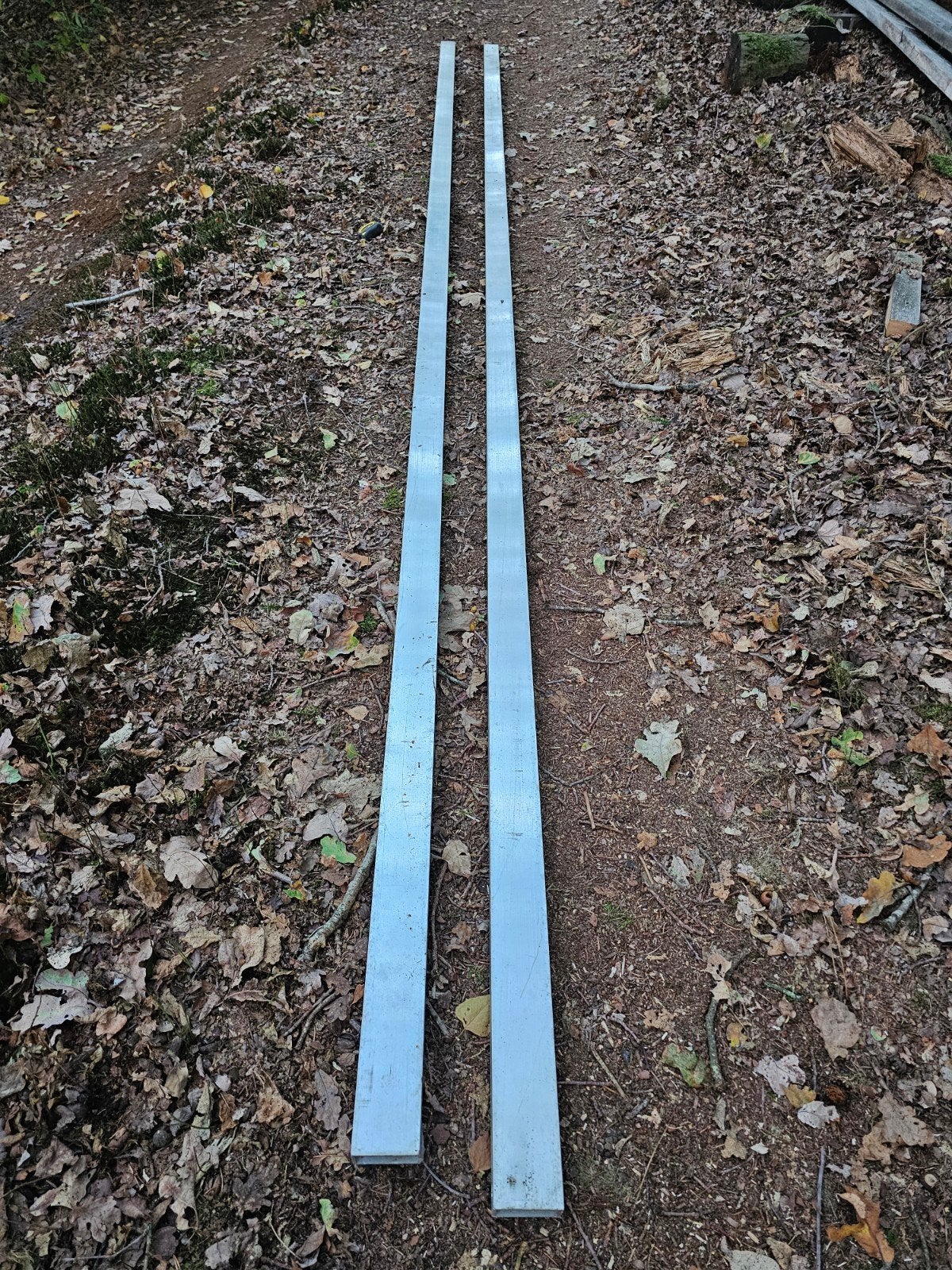 Aluminium kokers 425 cm lang, 60x30x3 mm, Ophalen, Gebruikt, Aluminium